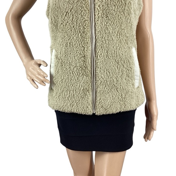Patagonia Los Gatos Fleece Vest El Cap Khaki Beige Medium - Picture 3 of 7